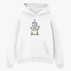 Толстовка худи оверсайз