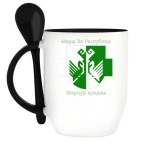 Кружка с ложкой