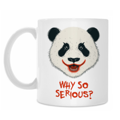 Кружка с принтом Панда Джокер