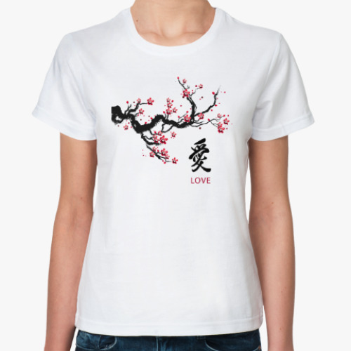 Классическая футболка Сакура