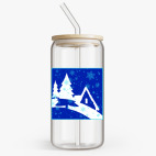 Банка с бамбуковой крышкой