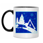 Кружка двухцветная