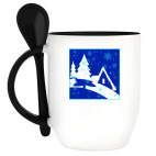 Кружка с ложкой