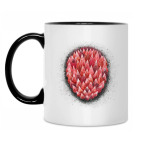 Кружка двухцветная