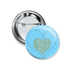Значок 37 мм Heart