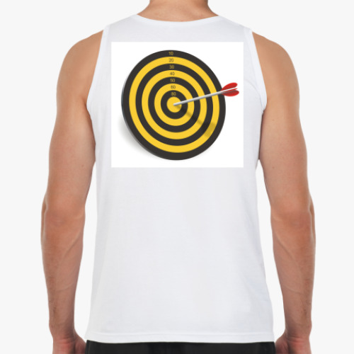 Майка с принтом Точно в цель!