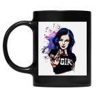 Кружка цветная UV-DTF