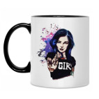 Кружка двухцветная