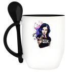 Кружка с ложкой