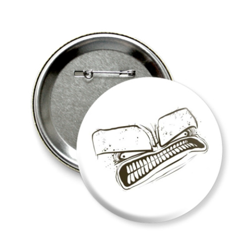 Значок 58мм AngryFace