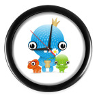 Часы (без цифр)