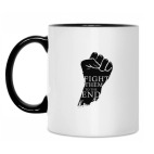 Кружка двухцветная