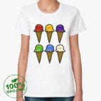 Женская футболка органик