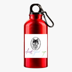 Металлическая бутылка 400 мл UV-DTF