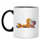 Кружка двухцветная