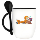 Кружка с ложкой