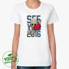 Женская футболка органик