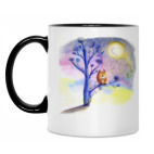 Кружка двухцветная