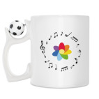 Кружка с футбольным мячиком