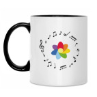 Кружка двухцветная