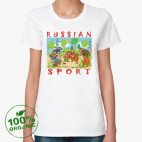 Женская футболка органик