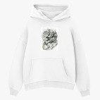 Толстовка худи оверсайз