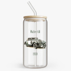 Банка с бамбуковой крышкой