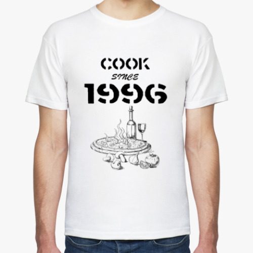 Футболка с принтом Cook Since 1996