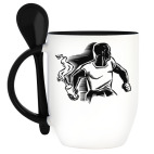 Кружка с ложкой