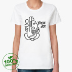 Женская футболка органик