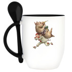 Кружка с ложкой