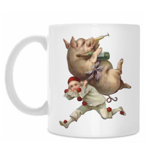 Кружка с принтом PARTY HARD