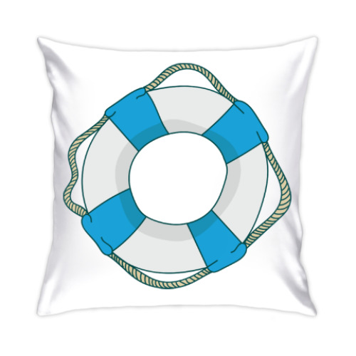 Подушка с принтом Ring buoy