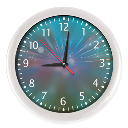 Настенные часы с принтом звездный взрыв, абстракция