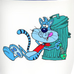 Кот на мусорке