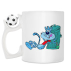Кружка с футбольным мячиком