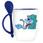 Кот на мусорке