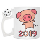 Кружка с футбольным мячиком