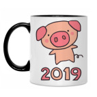 Кружка двухцветная