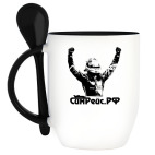 Кружка с ложкой