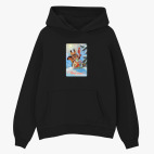 Толстовка худи оверсайз