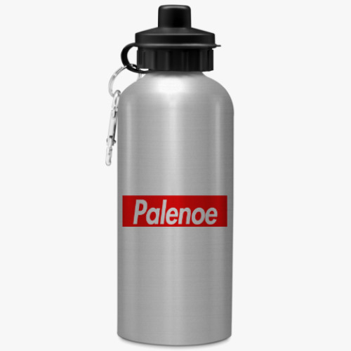 Бутылка с карабином (500 мл) с принтом Supreme(пародия)