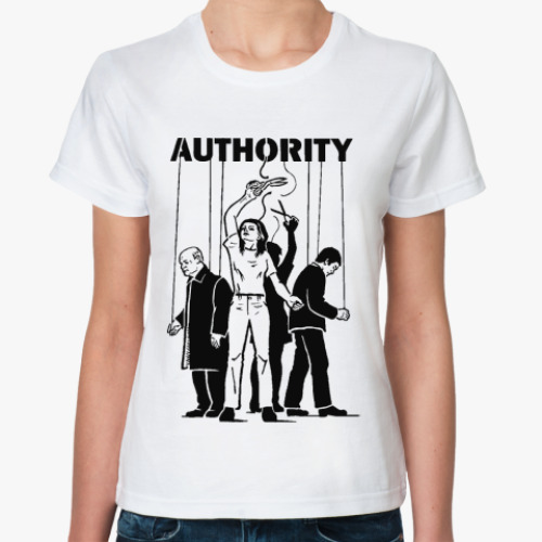 Классическая футболка с принтом Свобода