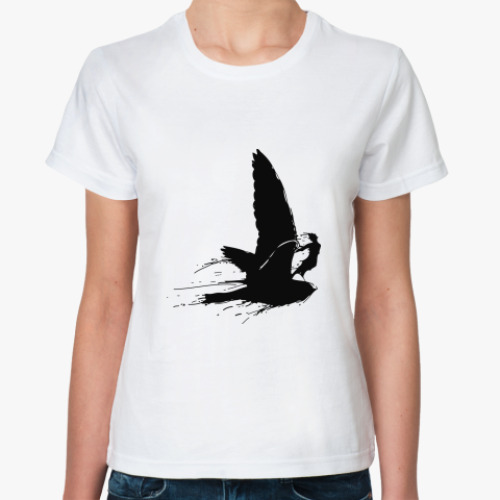 Классическая футболка с принтом  Серфингист