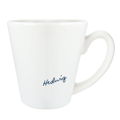 Чашка Латте с принтом Hedwig