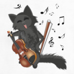 Веселый Кот-скрипач