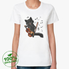 Женская футболка органик