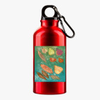 Металлическая бутылка 400 мл UV-DTF