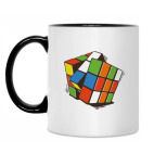 Кружка двухцветная