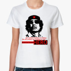 Классическая женская футболка Каддафи HERO